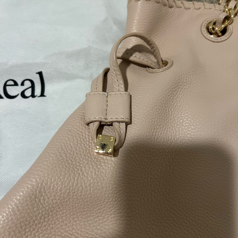 Tory Burch Tan/pink Leather Tote Bag - Picture 3 of 13
